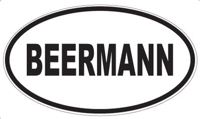 BEERMANN - Oval Magnet