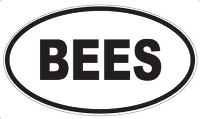 BEES - Oval Magnet