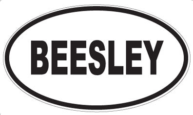 BEESLEY - Oval Magnet