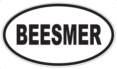 BEESMER - Oval Magnet