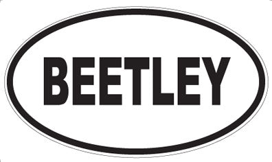 BEETLEY - Oval Magnet