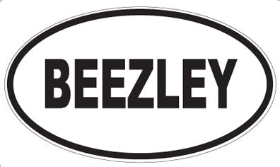 BEEZLEY - Oval Magnet