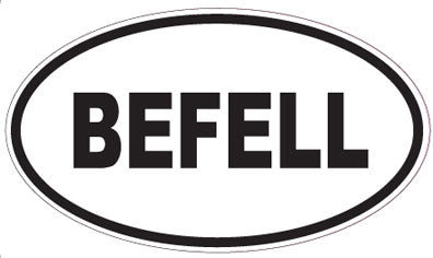 BEFELL - Oval Sticker