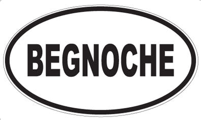 BEGNOCHE - Oval Magnet