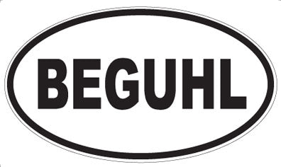 BEGUHL - Oval Magnet