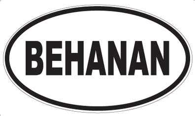 BEHANAN - Oval Magnet