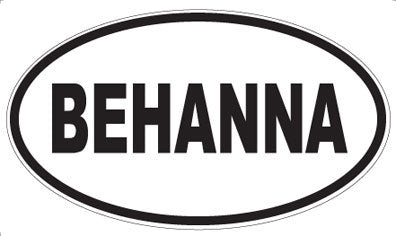 BEHANNA - Oval Magnet