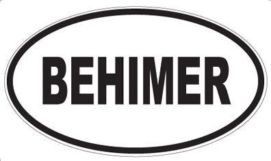 BEHIMER - Oval Magnet