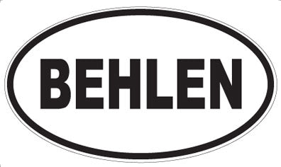 BEHLEN - Oval Magnet