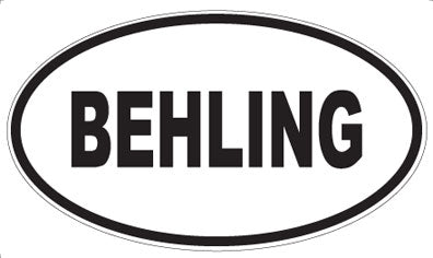 BEHLING - Oval Magnet