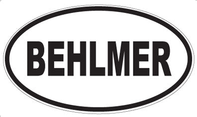 BEHLMER - Oval Magnet