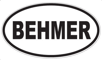 BEHMER - Oval Magnet