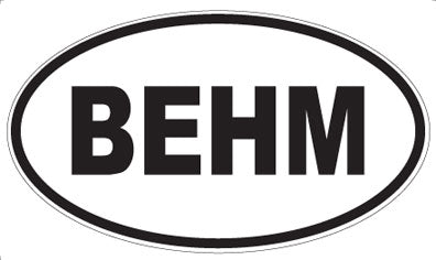 BEHM - Oval Magnet