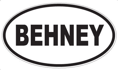 BEHNEY - Oval Magnet