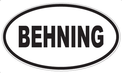 BEHNING - Oval Magnet