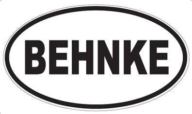 BEHNKE - Oval Magnet