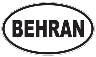 BEHRAN - Oval Magnet