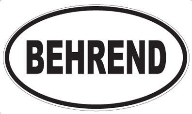 BEHREND - Oval Magnet
