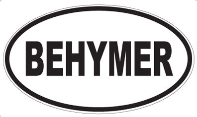 BEHYMER - Oval Magnet