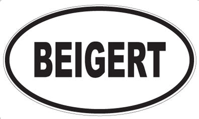 BEIGERT - Oval Magnet