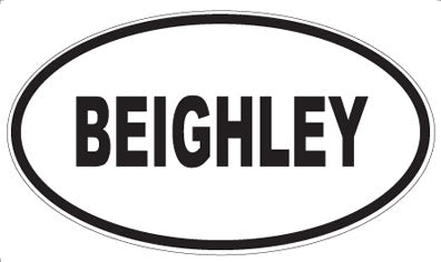 BEIGHLEY - Oval Magnet