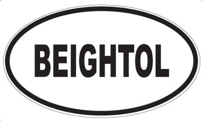 BEIGHTOL - Oval Magnet