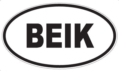 BEIK - Oval Magnet