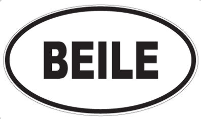 BEILE - Oval Magnet