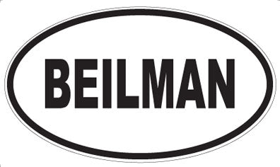 BEILMAN - Oval Magnet