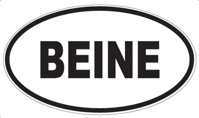 BEINE - Oval Magnet