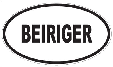 BEIRIGER - Oval Magnet