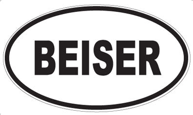 BEISER - Oval Magnet