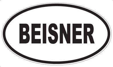 BEISNER - Oval Magnet