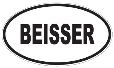 BEISSER - Oval Magnet