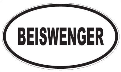 BEISWENGER - Oval Magnet