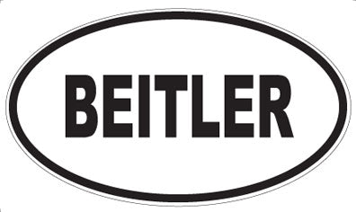 BEITLER - Oval Magnet
