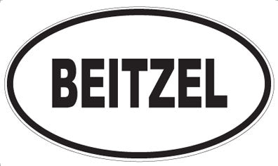 BEITZEL - Oval Magnet