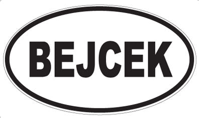 BEJCEK - Oval Magnet