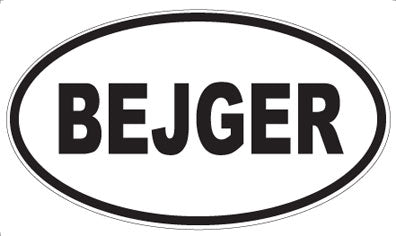 BEJGER - Oval Magnet
