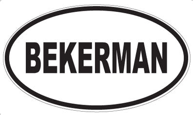 BEKERMAN - Oval Magnet