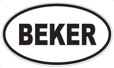 BEKER - Oval Magnet