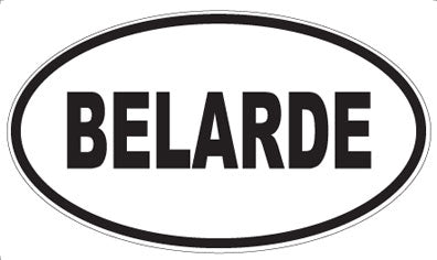 BELARDE - Oval Magnet