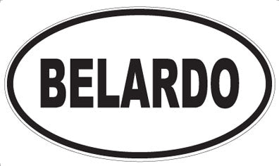BELARDO - Oval Magnet