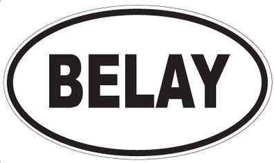 BELAY - Oval Magnet