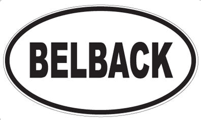 BELBACK - Oval Magnet