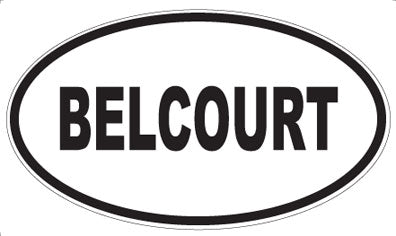 BELCOURT - Oval Magnet