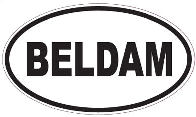 BELDAM - Oval Sticker
