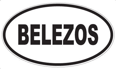 BELEZOS - Oval Magnet