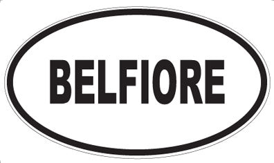 BELFIORE - Oval Magnet