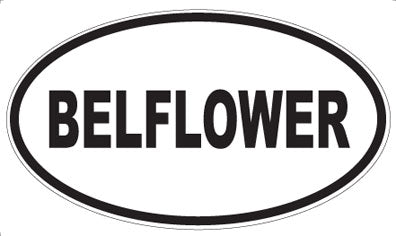 BELFLOWER - Oval Magnet